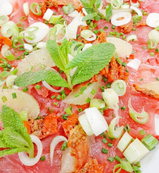 Réserver un carpaccio de thon au club gourmet proche Paris 7