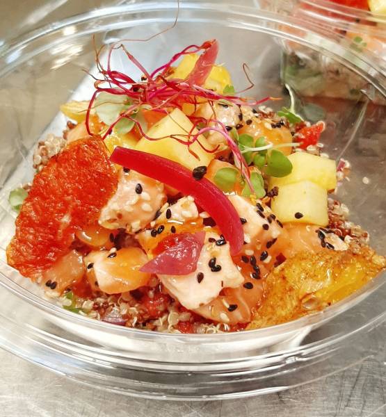 Acheter une salade bowl poisson dans le traiteur le club gourmet proche paris