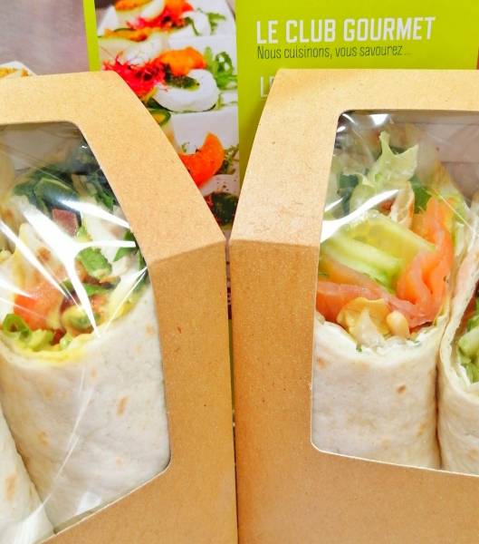 Découvrir les wraps du club gourmet dans votre boutique au 51 bis rue Cler à Paris