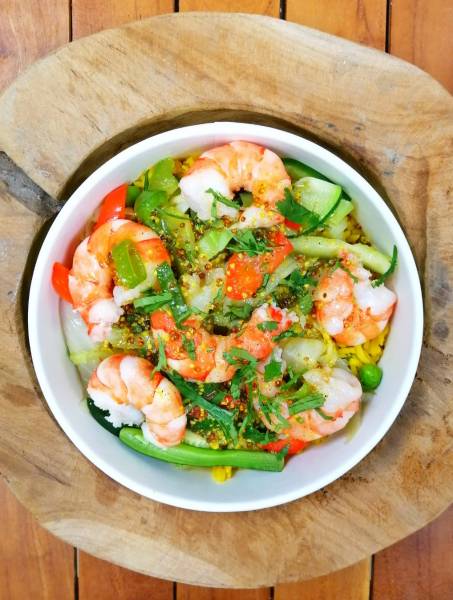 Acheter des crevettes sautées à la Thaï au Club Gourmet traiteur au Vésinet