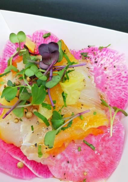 Commander un carpaccio de haddock au club gourmet à paris et au vésinet